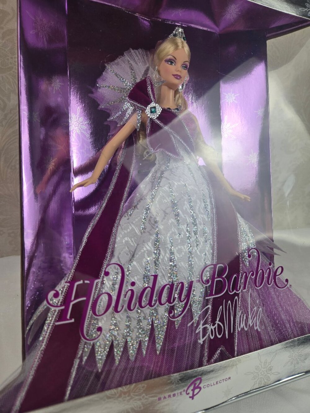 2005 Holiday Barbie Bob Mackie Doll New In Original Display Box Blonde Vintage - Picture 8 of 15